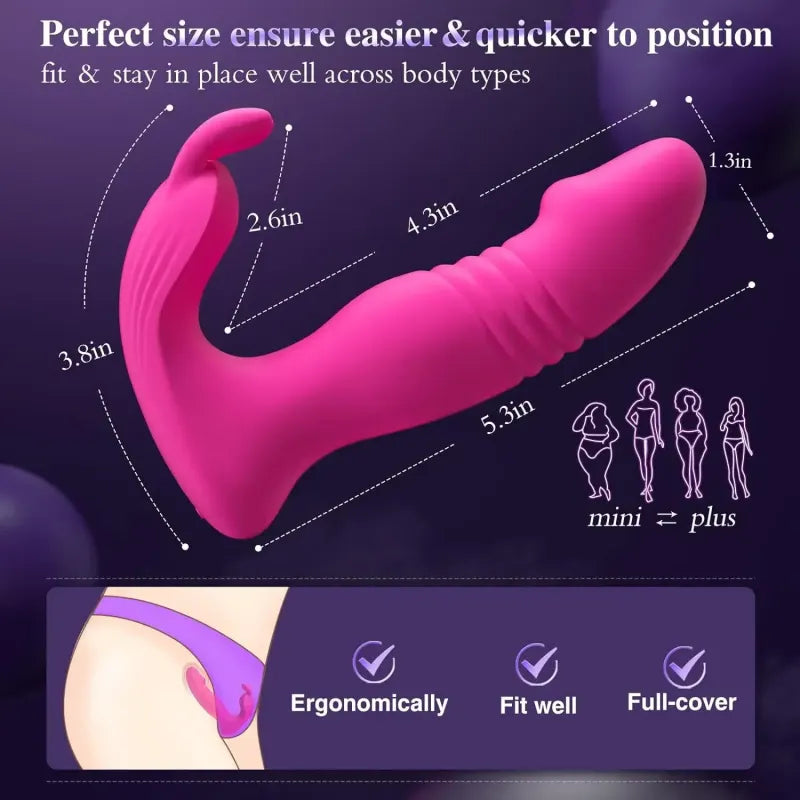 3 in 1 App Wearable Remote Control Female Vibrator Sex Toy