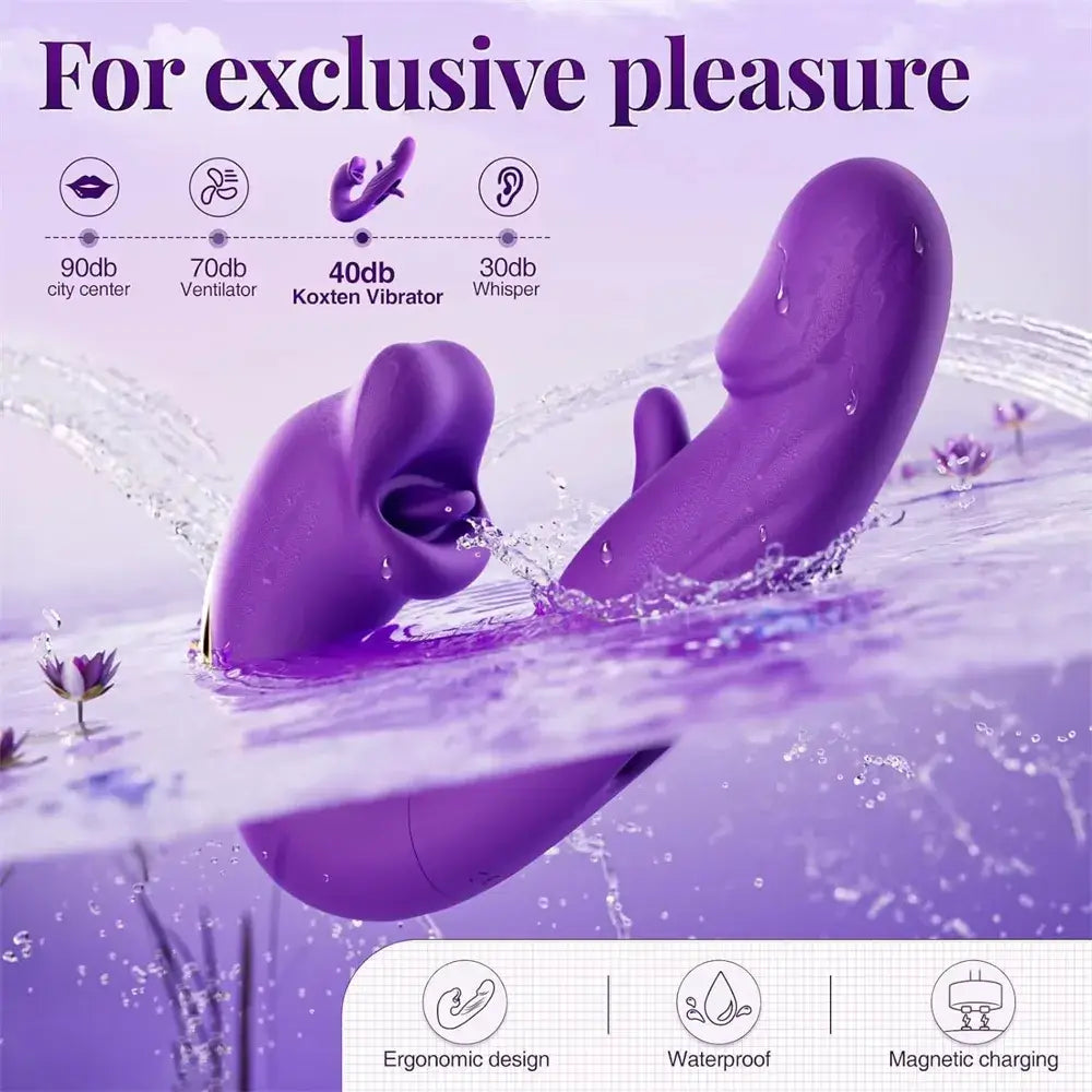 KOXTEN| App Control Flapping and Licking Suction Sex Toy Vibrator