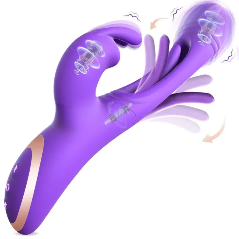 SARAH| Unique 3 in 1 Multiple Stimulation female G-Spot Vibrator Toy