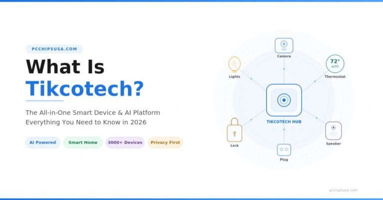 What is Tikcotech smart home platform - hub connected to 6 smart devices