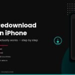 How to redownload TikTok on iPhone — step-by-step guide showing iPhone with TikTok logo and download icon, updated 2026