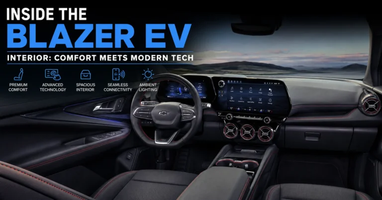 blazer ev interior
