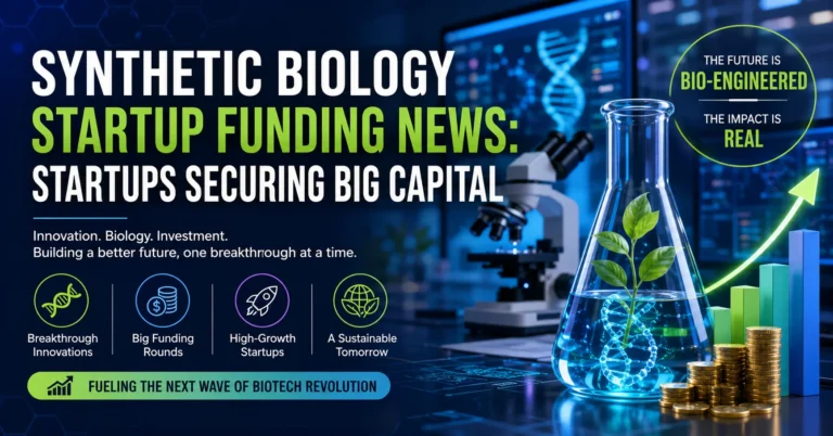 Synthetic Biology Startup Funding News