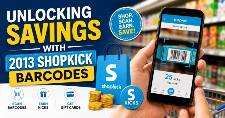 2013 Shopkick Barcodes