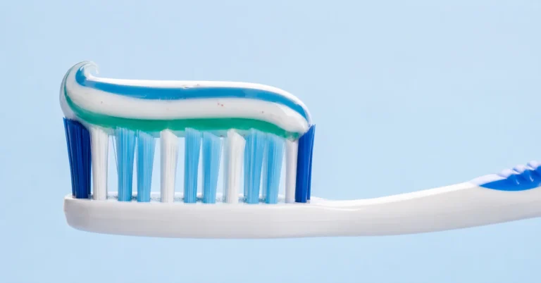 toothbrush with paste inside