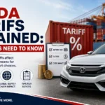 Honda Tarrifs