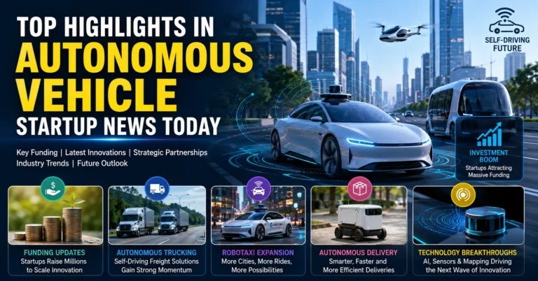 Autonomous Vehicle Startup News Today