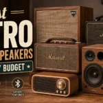 retro looking speakers