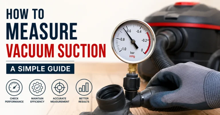 How To Measure Vacuum Suction