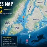 Scuba Sites Map NYC