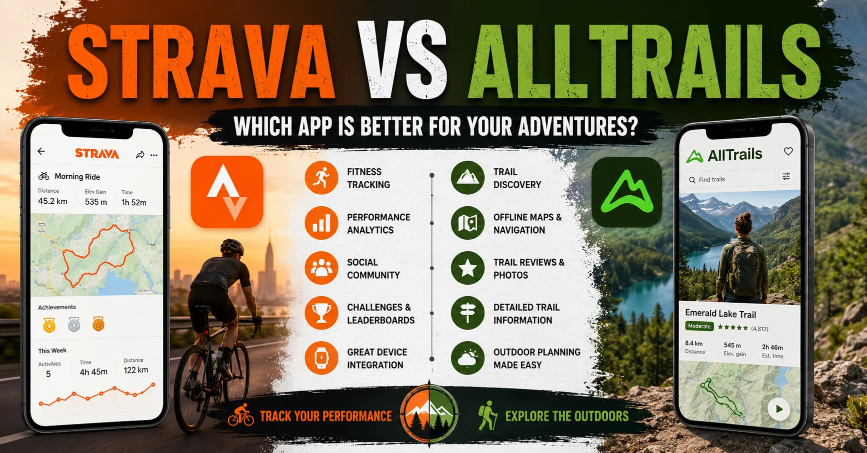 Strava vs AllTrails
