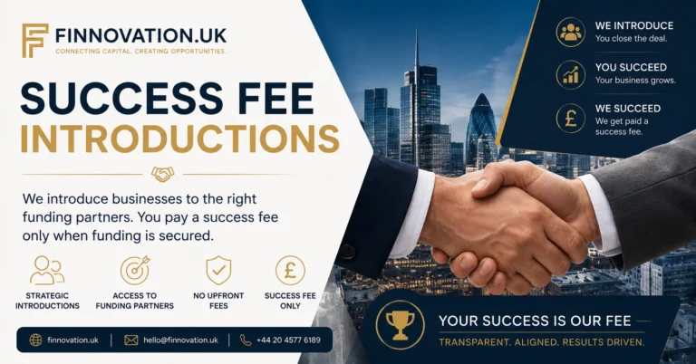 Finnovation.uk Success Fee Introductions