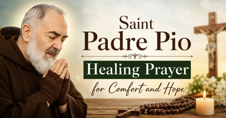 Saint Padre Pio Healing Prayer