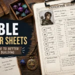 Nimble Character Sheets